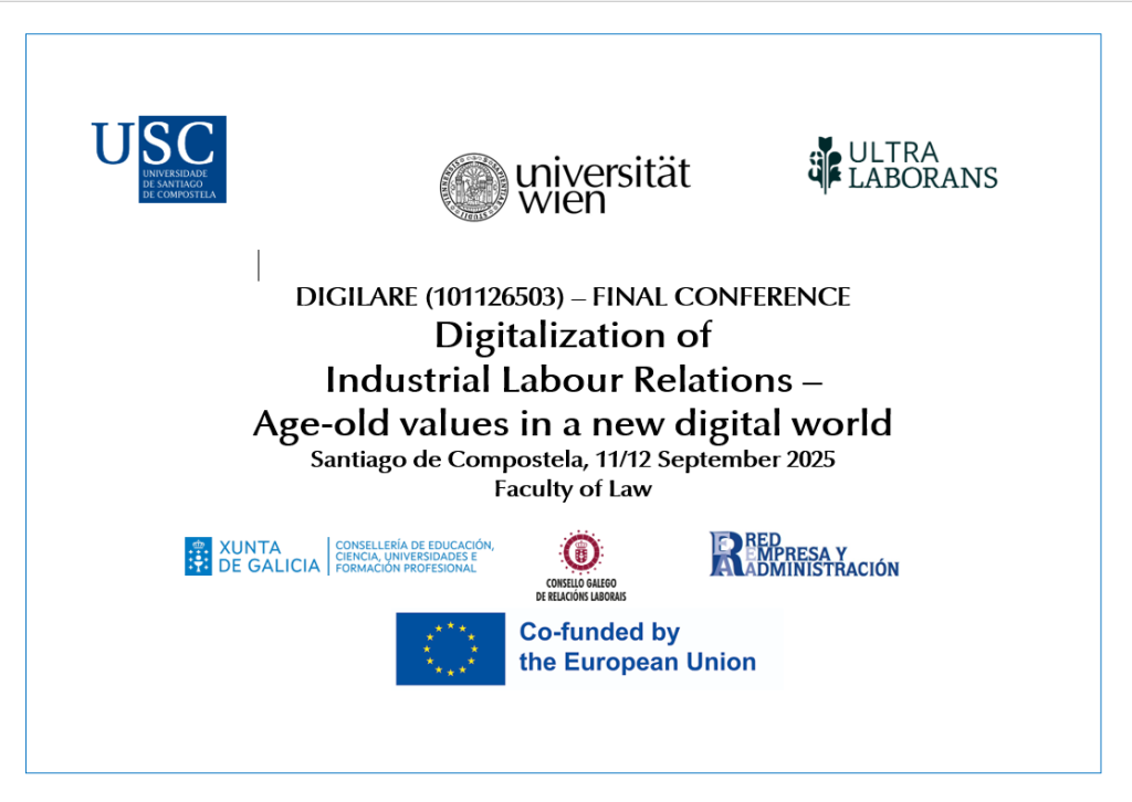 DIGILARE Final Conference – Santiago de Compostela, 11–12 September 2025